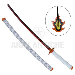 Katana di RENGOKU KYOJURO dall'anime Kimetsu no Yaiba Demon Slayer generico, Cosplay, Demon Slayer