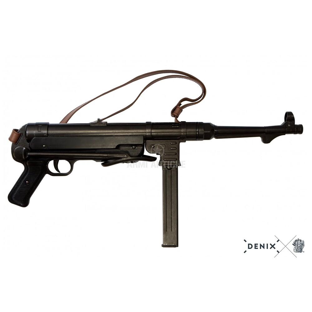 Fucile Decorativo Mitragliatrice MP40 con Cinghia Germania 1940 Denix DENIX, Riproduzioni Armi, Riproduzioni armi da fuoco antiche, Fucili