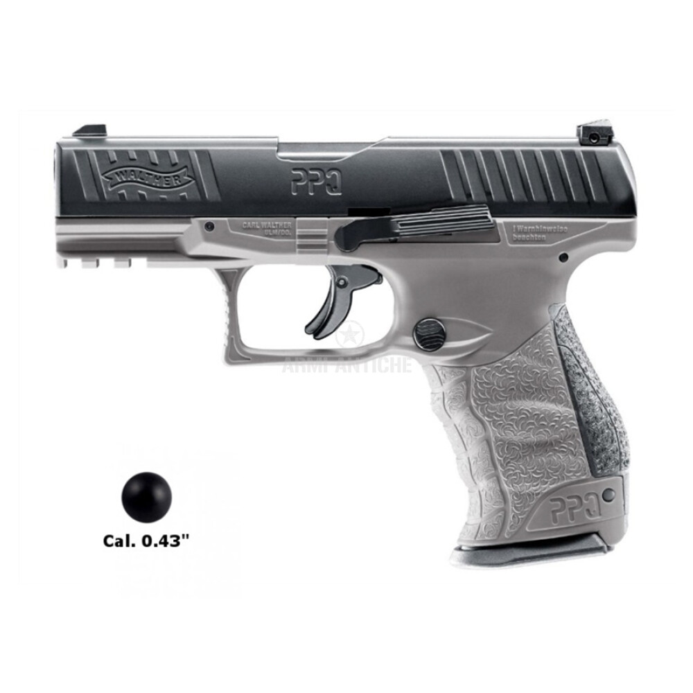 Pistola PPQ M2 T4E RB - Calibro .43 - 8 colpi - Grigia - Walther by Umarex  (380281) (2.4759) - <7.5 Joule SOLO IN NEGOZIO UMAREX, Armeria, Armi da  difesa personale, Armi Cal .43 - .50 - .68