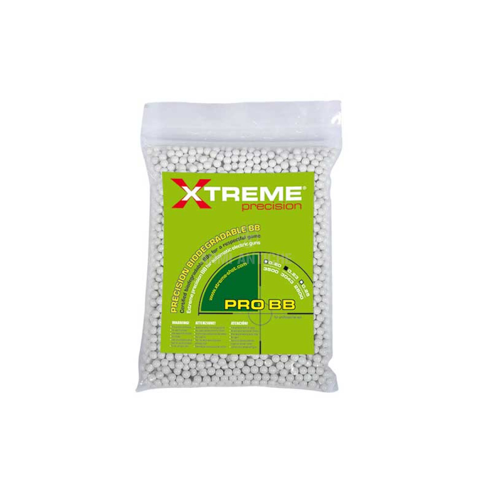Pallini in ceramica Xtreme 0.23gr biodegradabili 6mm bianchi XTREME, Accessori softair, Pallini softair, Pallini per softair 0,23 GR