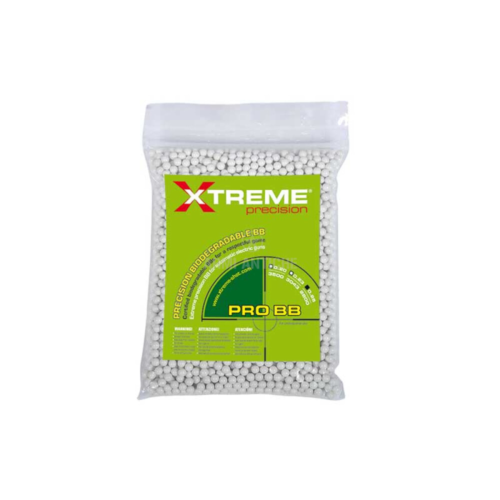 Pallini in ceramica Xtreme 0.25gr biodegradabili 6mm bianchi XTREME, Accessori softair, Pallini softair, Pallini per softair 0,25 GR