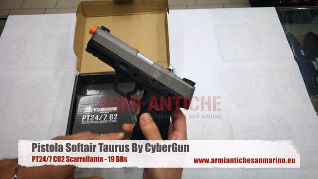 Cybergun Pistola Softair Co2 Taurus PT24/7 scarrellante carrello